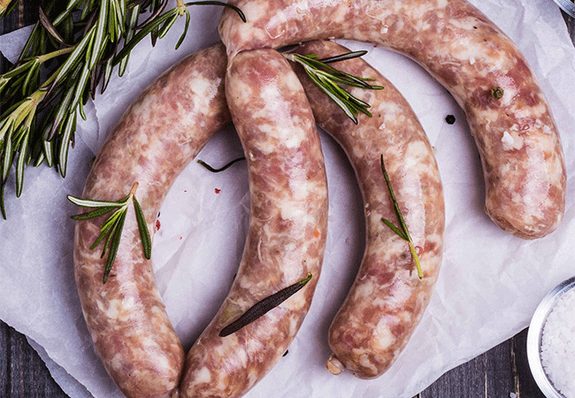 Nicholsons Butchers Italian Sausages