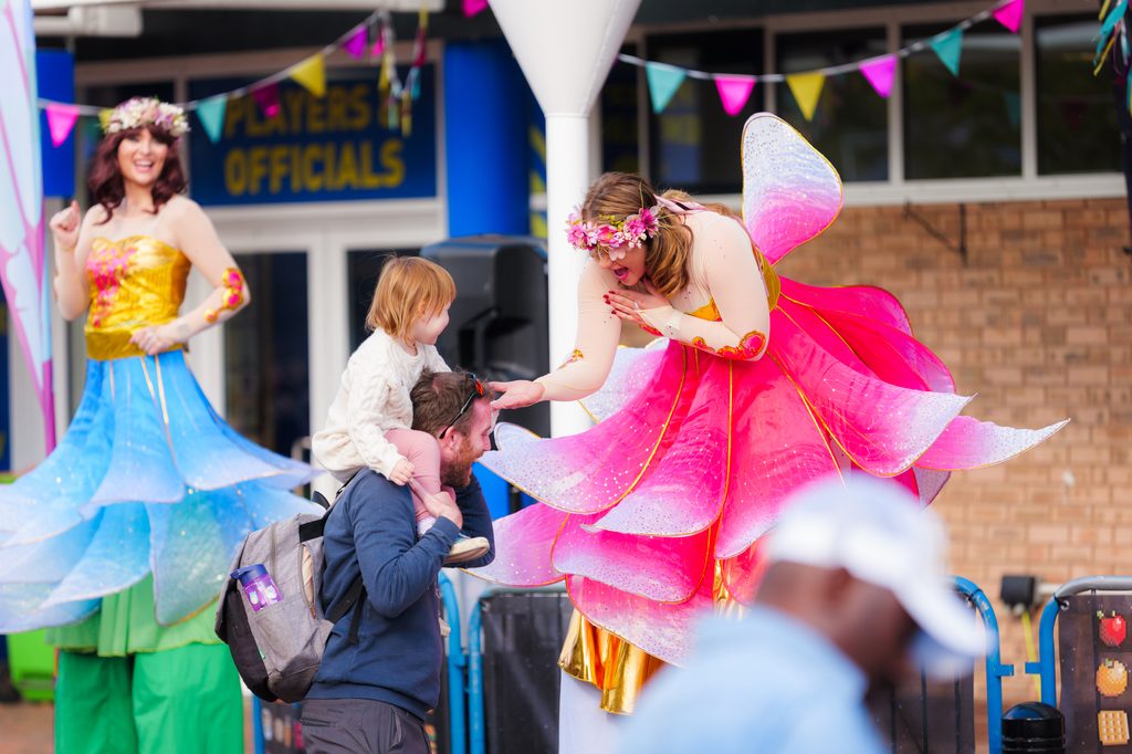 Family entertainment and colourful performers at Chester-le-EATS